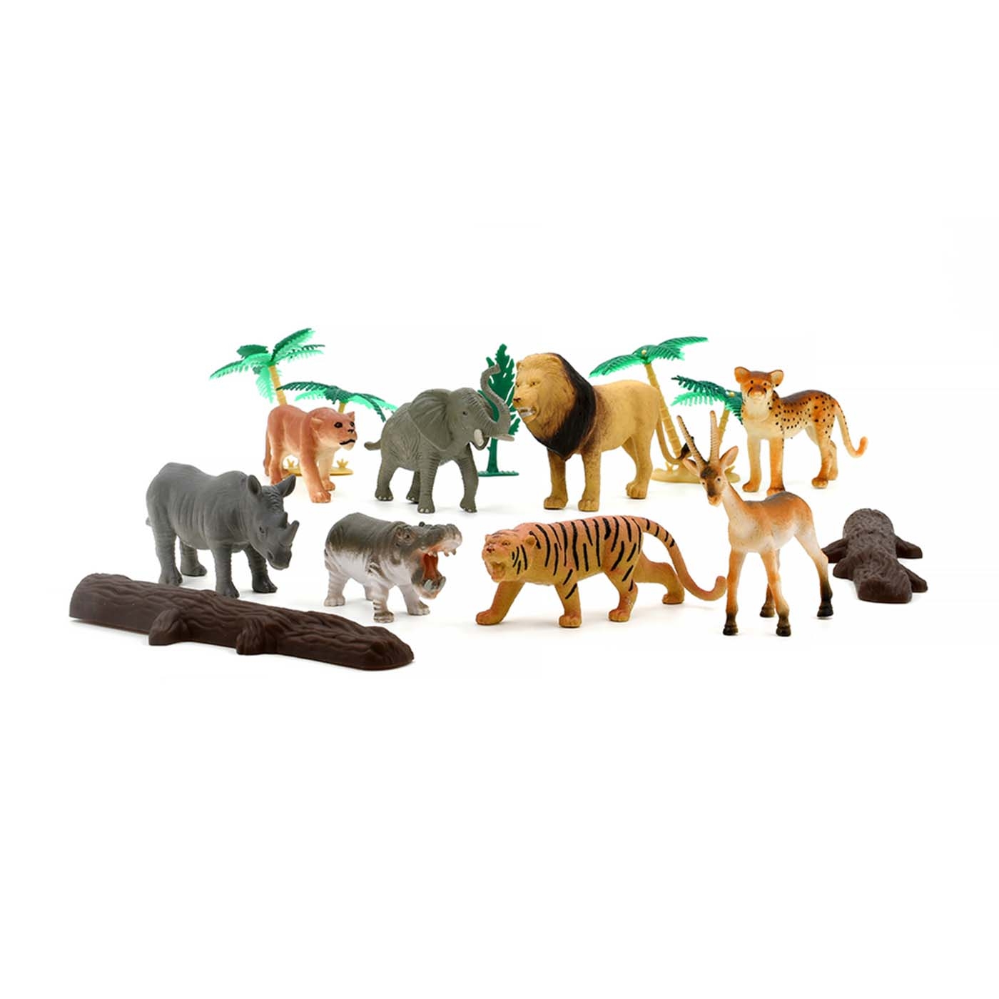 Set Juguete Balde Animales Jungla 13 piezas Set Juguete Balde Animales Jungla 13 piezas