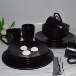 Vajilla THOMSON POTTERY Mono Black / 4 Puestos - 16 Piezas - " Vajilla THOMSON POTTERY Mono Black / 4 Puestos - 16 Piezas -