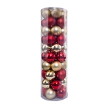Bolas de Navidad JOY Rojo/Dorado Set x 50 - 8 cm - " Bolas de Navidad JOY Rojo/Dorado Set x 50 - 8 cm -