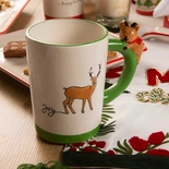 Mug de Cerámica JOY Ciervo Navidad 437 ml - " Mug de Cerámica JOY Ciervo Navidad 437 ml -