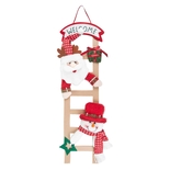 Adorno Navideño JOY Colgante Escalera Welcome 54 cm - " Adorno Navideño JOY Colgante Escalera Welcome 54 cm -
