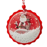 Adorno Navideño Colgante JOY Papá Noel en Nieve - " Adorno Navideño Colgante JOY Papá Noel en Nieve -