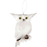 Adorno Navideño Colgante JOY Búho Blanco - " Adorno Navideño Colgante JOY Búho Blanco -