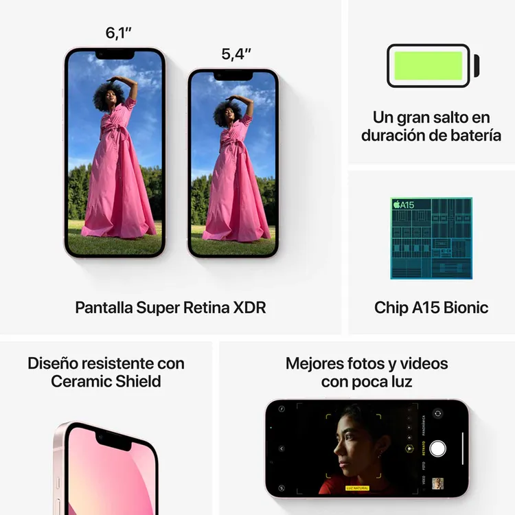 iPhone 13 256GB Rosa
