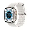 Apple Watch Ultra GPS + Cellular de 49 mm Caja de Titanio, Correa Ocean Blanco - 
