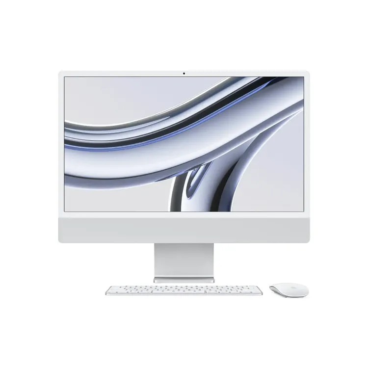 iMac 24" Retina 4,5K Chip M3 Apple CPU 8 núcleos GPU 8 núcleos 256GB Plateado