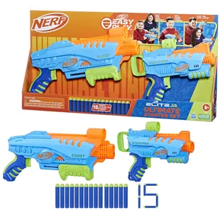 Lanzador NERF Elite Jr Kit de Inicio x2 - 