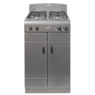 Estufa de Piso SUPERIOR 4 Puestos Gas Natural 7015 Gris