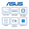 Computador All in One ASUS Vivo 23.8" Pulgadas V241EAK - Intel Core i5 - RAM 8GB - Disco SSD 512 GB - Negro