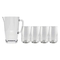 Set x 5 Piezas CRISTAR Jarra 48 Onzas + 4 Vasos Largos 15.5 Onzas Set x 5 Piezas CRISTAR Jarra 48 Onzas + 4 Vasos Largos 15.5 Onzas