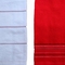 Set x 2 Toallas de Manos FATELARES Guirnalda 40 x70 cms/400 grms Blanca con Decorado y Roja con Decorado Set x 2 Toallas de Manos FATELARES Guirnalda 40 x70 cms/400 grms Blanca con Decorado y Roja con Decorado