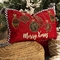 Cojín Decorativo JOY Merry Xmas 35 x 55 cm Rojo Cojín Decorativo JOY Merry Xmas 35 x 55 cm Rojo