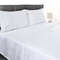 Juego de Sábana King KAMUCHY 250 - Hilos 50% Algodón 50% Poliéster Blanco Juego de Sábana King KAMUCHY 250 - Hilos 50% Algodón 50% Poliéster Blanco