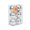 Bolas de Navidad JOY Plateado Brillante Set x 6 - 6 cm Bolas de Navidad JOY Plateado Brillante Set x 6 - 6 cm