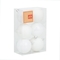 Bolas de Navidad JOY Blanco Mate Set x 6 - 6 cm Bolas de Navidad JOY Blanco Mate Set x 6 - 6 cm