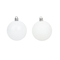 Bolas de Navidad JOY Blanco Mate Set x 6 - 6 cm Bolas de Navidad JOY Blanco Mate Set x 6 - 6 cm