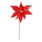 Adorno Navideño Rama Flor JOY Poinsettia Roja 55 cm Adorno Navideño Rama Flor JOY Poinsettia Roja 55 cm