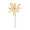 Adorno Navideño Rama Flor JOY Poinsettia Dorada 55 cm Adorno Navideño Rama Flor JOY Poinsettia Dorada 55 cm