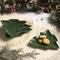 Plato en Forma Árbol de Navidad FREE HOME Verde 18 cm Plato en Forma Árbol de Navidad FREE HOME Verde 18 cm