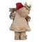 Muñeco Papá Noel JOY con Abrigo Café y Letrero Welcome 30 cm Muñeco Papá Noel JOY con Abrigo Café y Letrero Welcome 30 cm