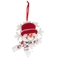 Adorno Navideño JOY Colgante Hombre de Nieve con Gorro y Bufanda Copo Nieve Blanco 11 cm Adorno Navideño JOY Colgante Hombre de Nieve con Gorro y Bufanda Copo Nieve Blanco 11 cm