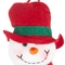 Adorno Navideño JOY Colgante Hombre de Nieve con Sombrero, Bufanda y Cascabel 12 cm Adorno Navideño JOY Colgante Hombre de Nieve con Sombrero, Bufanda y Cascabel 12 cm