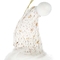 Adorno Navideño JOY Colgante Papá Noel Blanco con Gorro Tejido 11 cm Adorno Navideño JOY Colgante Papá Noel Blanco con Gorro Tejido 11 cm