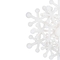 Adorno Navideño Colgante JOY Copo de Nieve Blanco 10 cm Adorno Navideño Colgante JOY Copo de Nieve Blanco 10 cm