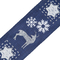 Cinta Navideña JOY Reno, Estrellas y Copos de Nieve Azul 6.3 cm Cinta Navideña JOY Reno, Estrellas y Copos de Nieve Azul 6.3 cm