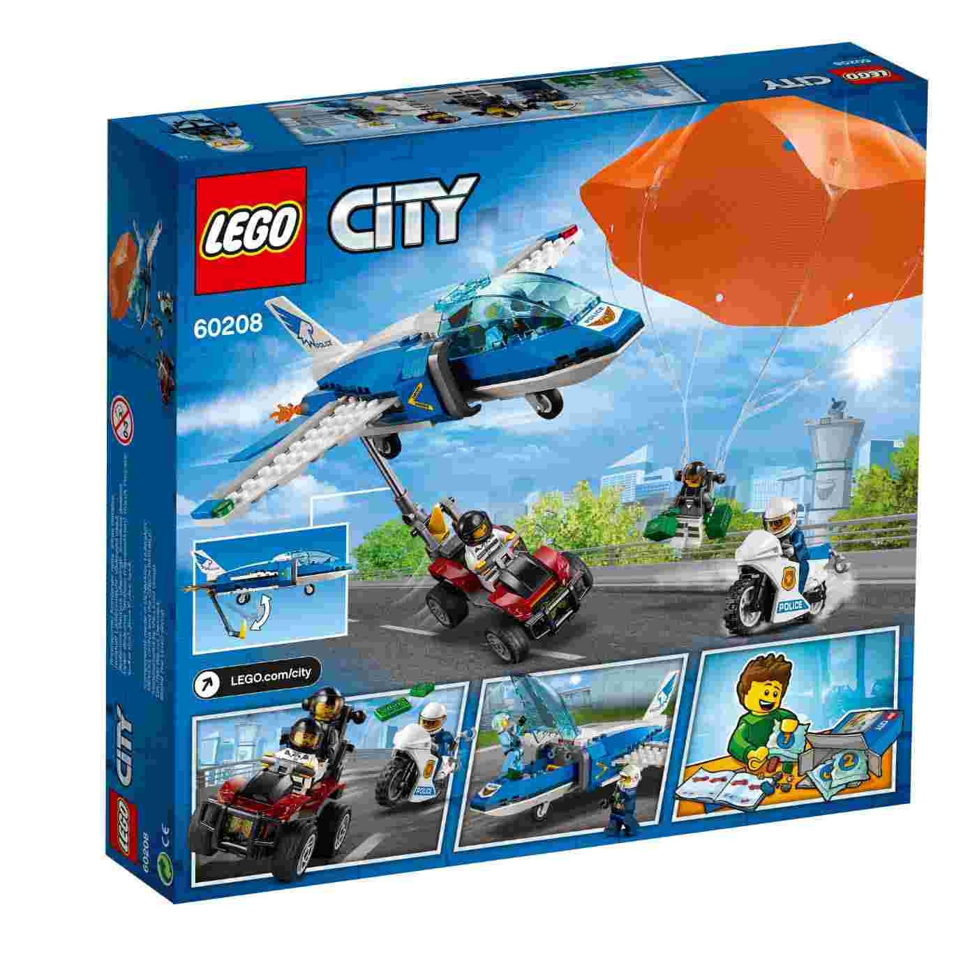LEGO City Policía Aérea Arresto del Ladrón Paracaidista