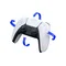 Control PLAYSTATION PS5 DualSense Blanco y Negro