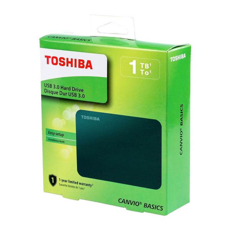 olvidar Sentido táctil muerto Disco Duro TOSHIBA 1TB Basic USB 3.0 | Alkosto