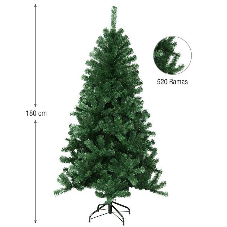 Árbol de Navidad JOY 180 cm - 520 Ramas Árbol de Navidad JOY 180 cm - 520 Ramas
