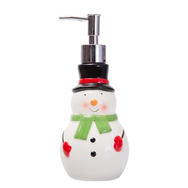Dispensador de Jabón JOY Muñeco de Nieve Navidad Dispensador de Jabón JOY Muñeco de Nieve Navidad