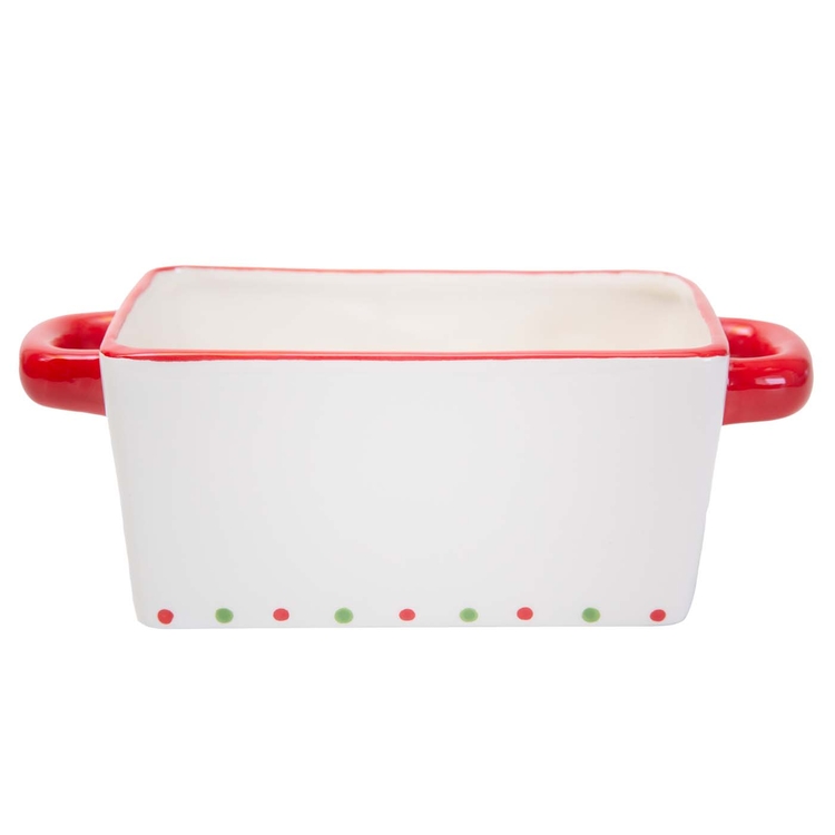 Bowl Cuadrado para Servir JOY Reno Navidad Bowl Cuadrado para Servir JOY Reno Navidad