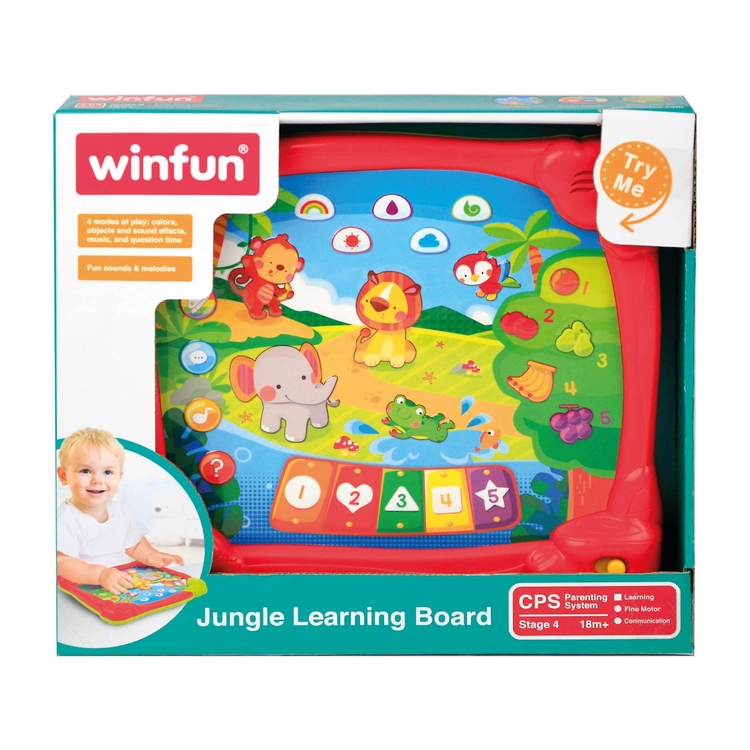 Tableta Didáctica con animalitos de la jungla WINFUN Tableta Didáctica con animalitos de la jungla WINFUN