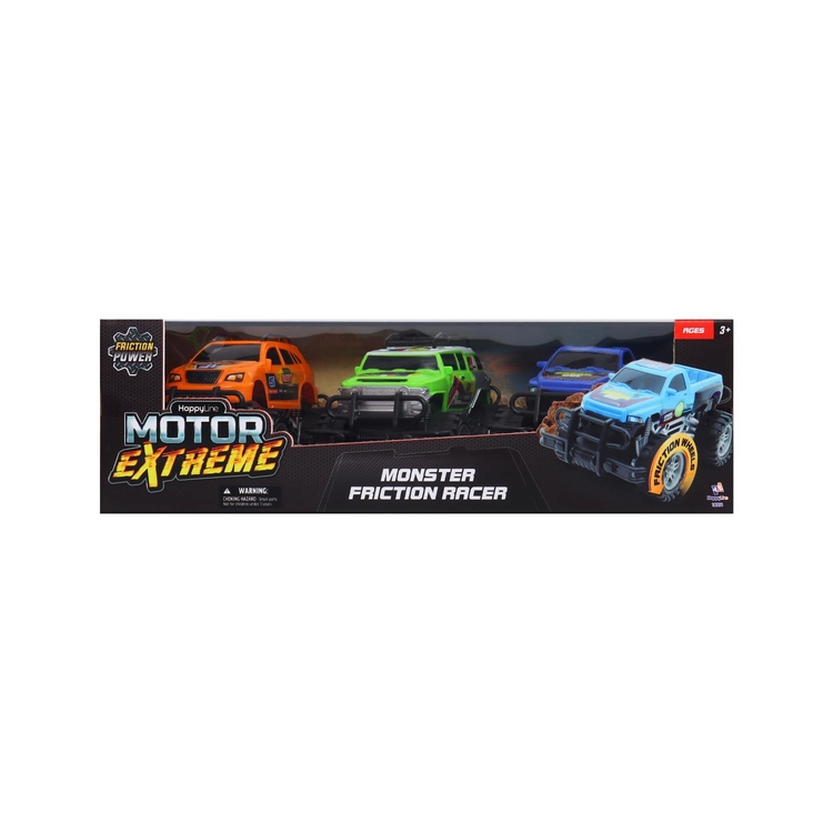 Set de 3 carros MOTOR EXTREME MOSTER RANGER Set de 3 carros MOTOR EXTREME MOSTER RANGER