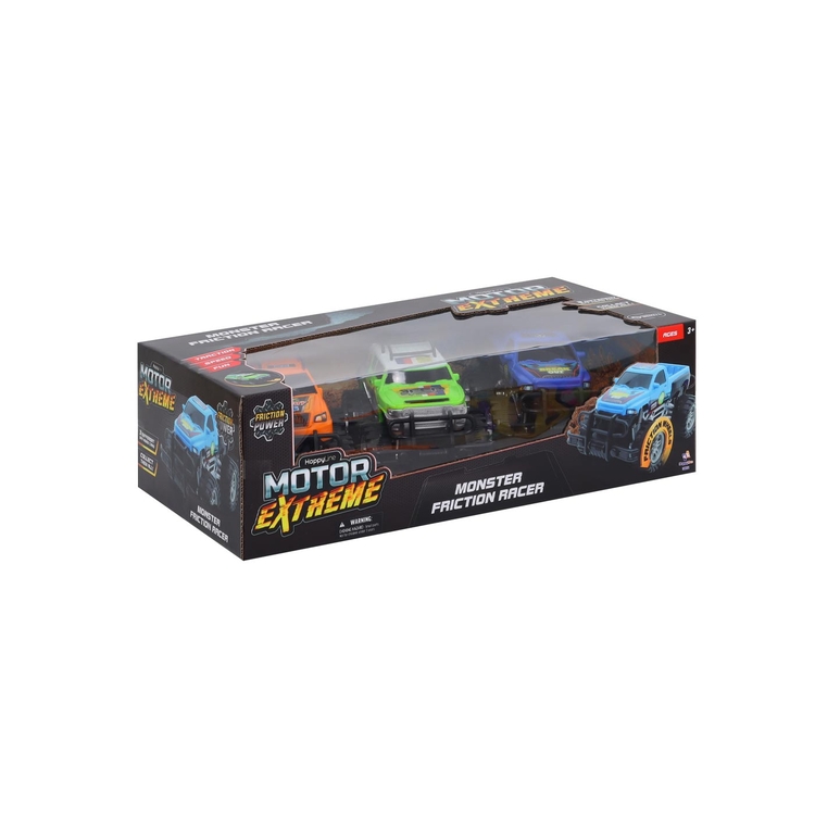 Set de 3 carros MOTOR EXTREME MOSTER RANGER Set de 3 carros MOTOR EXTREME MOSTER RANGER