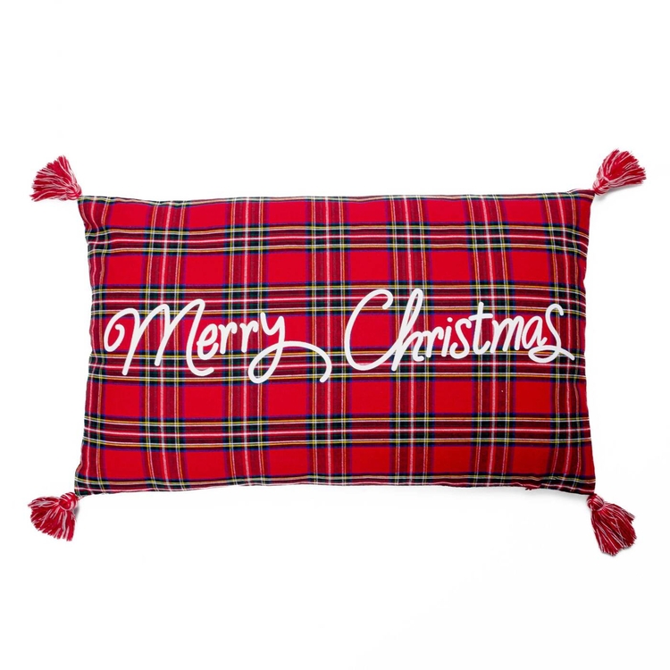Cojín Navidad JOY Cuadros Escoces 30 x 50 cm Cojín Navidad JOY Cuadros Escoces 30 x 50 cm