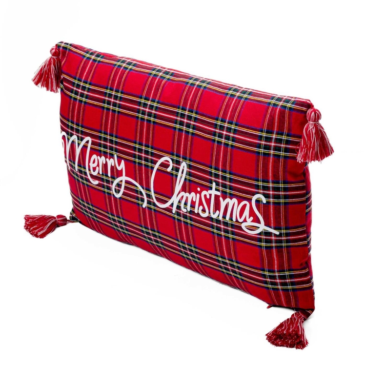 Cojín Navidad JOY Cuadros Escoces 30 x 50 cm Cojín Navidad JOY Cuadros Escoces 30 x 50 cm