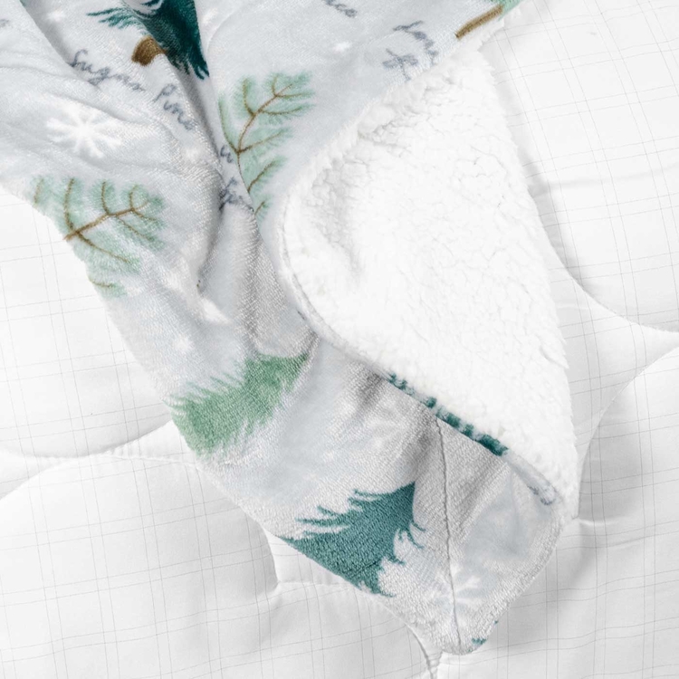 Manta Navidad JOY Sherpa Pinos 130 x 170 cm Manta Navidad JOY Sherpa Pinos 130 x 170 cm