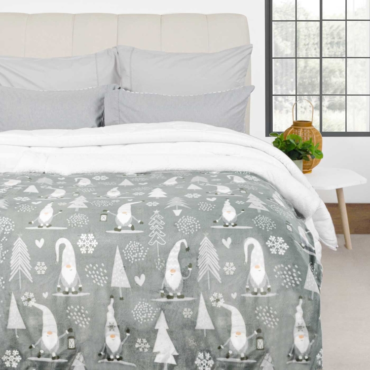 Manta Navidad JOY Sherpa Nomos 130 x 170 cm Manta Navidad JOY Sherpa Nomos 130 x 170 cm