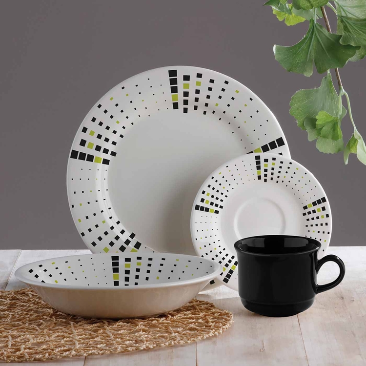 Vajilla CORONA 4 Puestos/16 Piezas Malaya Vajilla CORONA 4 Puestos/16 Piezas Malaya