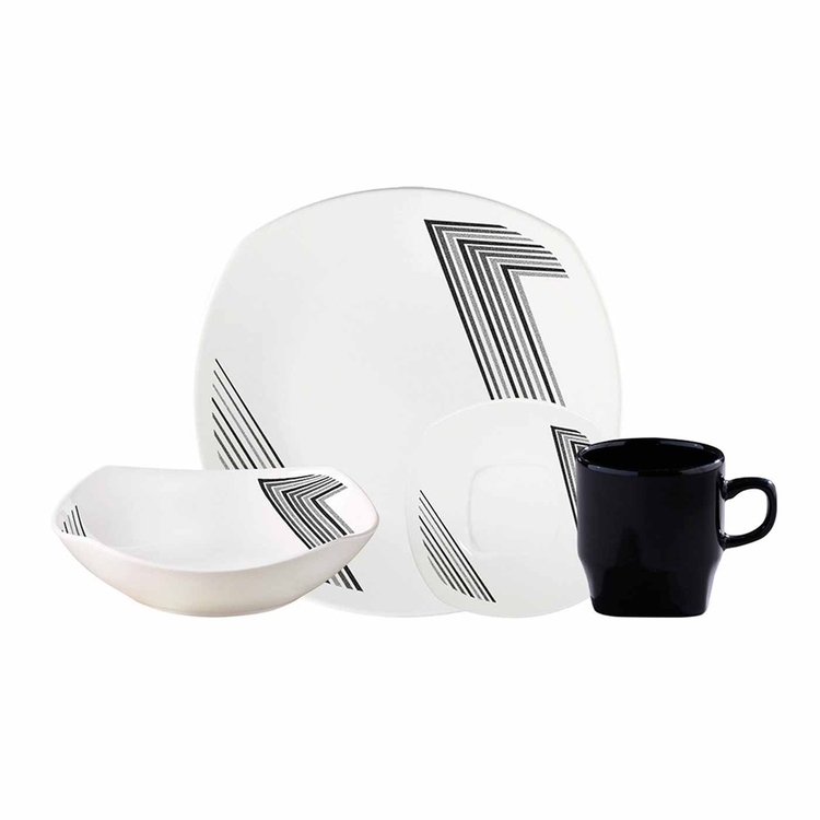 Vajilla CORONA Naia 4 Puestos/16 piezas Vajilla CORONA Naia 4 Puestos/16 piezas