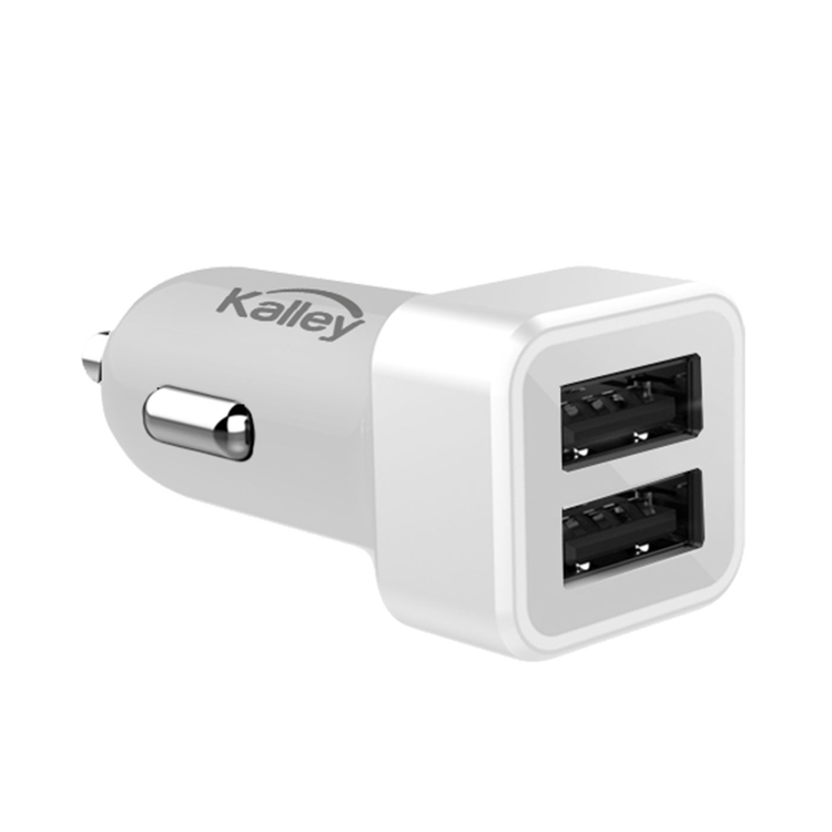 Cargador Auto KALLEY Dual USB 5W K-GCCAR2B Blanco Cargador Auto KALLEY Dual USB 5W K-GCCAR2B Blanco