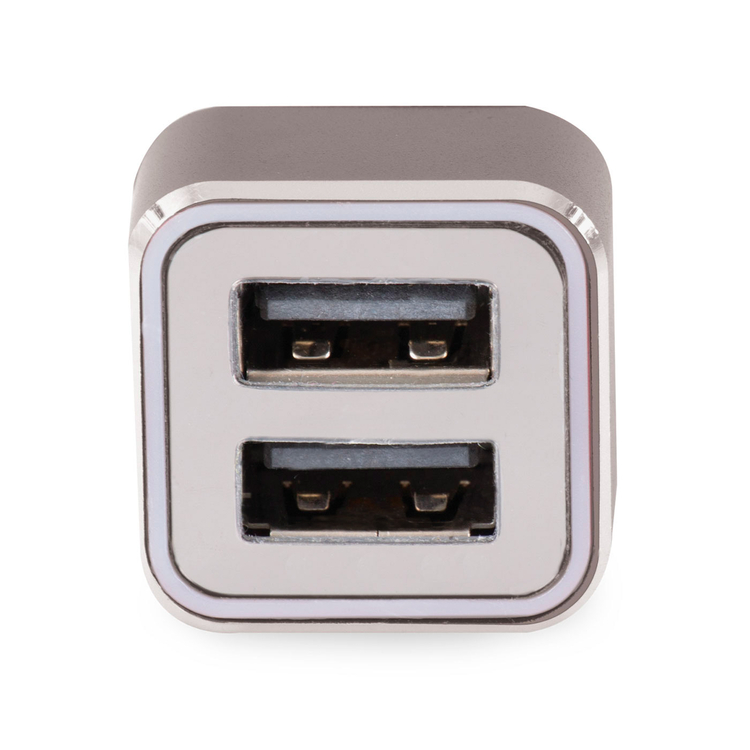 Cargador Auto KALLEY Dual USB 5W K-GCCAR2B Blanco Cargador Auto KALLEY Dual USB 5W K-GCCAR2B Blanco