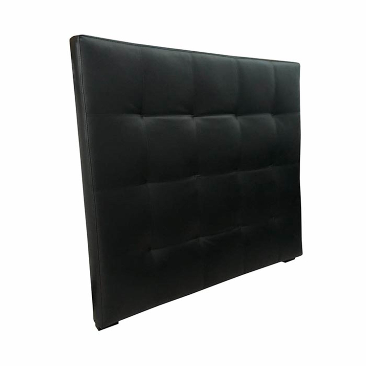 Cabecero TUKASA 200 x 120 cm Ecocuero Negro Cabecero TUKASA 200 x 120 cm Ecocuero Negro
