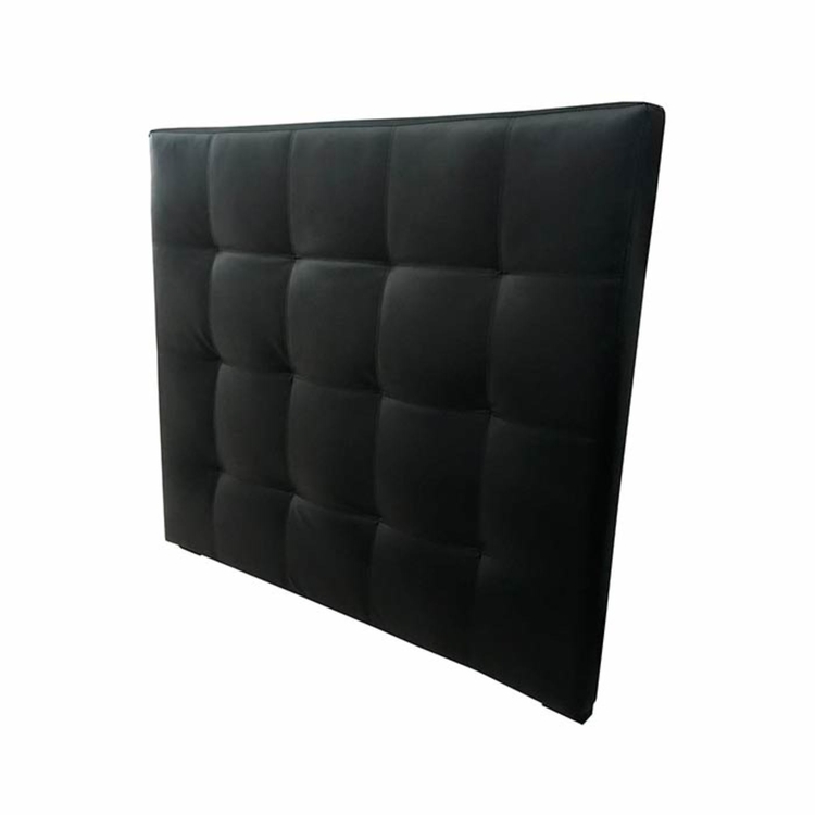 Cabecero TUKASA 200 x 120 cm Ecocuero Negro Cabecero TUKASA 200 x 120 cm Ecocuero Negro