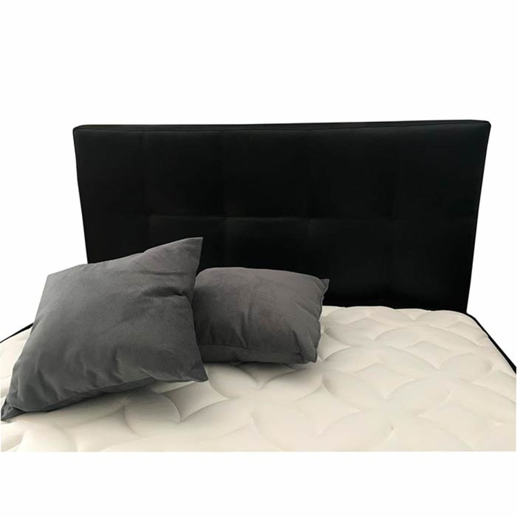 Cabecero TUKASA 200 x 120 cm Ecocuero Negro Cabecero TUKASA 200 x 120 cm Ecocuero Negro