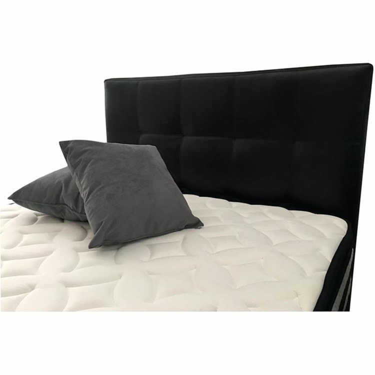 Cabecero TUKASA 200 x 120 cm Ecocuero Negro Cabecero TUKASA 200 x 120 cm Ecocuero Negro